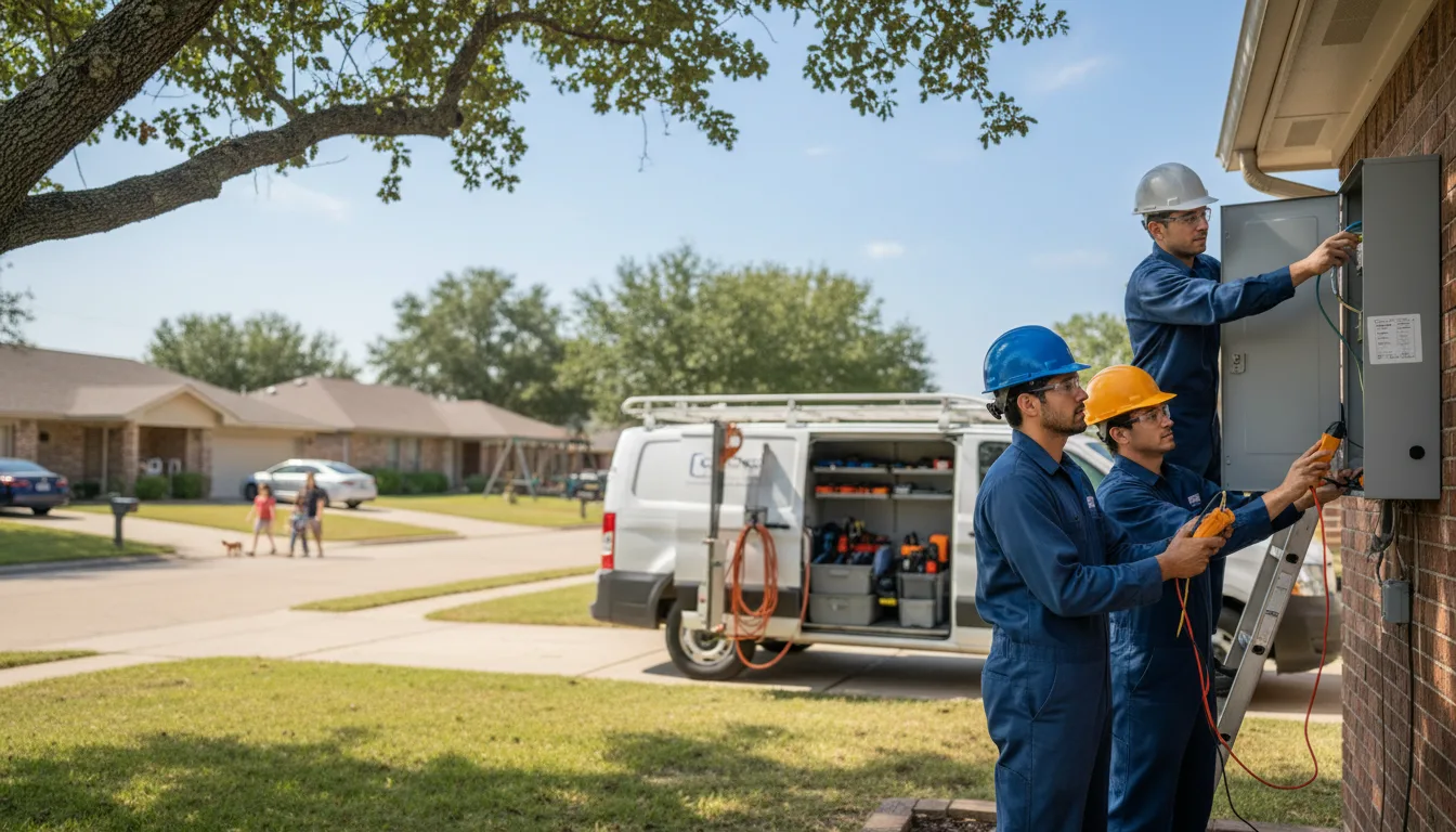 Certified electrician providing emergency electrical services in Watkins, MN
